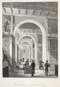 British Museum, la bibliothèque supplémentaire, de 