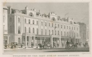 Bâtiments du côté est de Regent Street, Londres