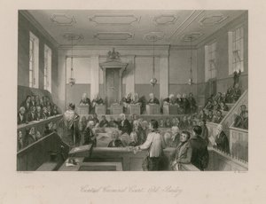 Cour criminelle centrale, Old Bailey - Thomas Hosmer Shepherd