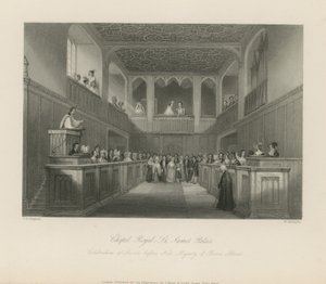 Chapelle Royale au Palais de St James - Thomas Hosmer Shepherd