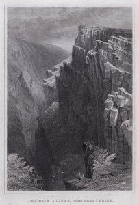 Falaises de Cheddar, Somerset - Thomas Hosmer Shepherd