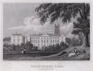 Cirencester Park, Gloucestershire (gravure) - Thomas Hosmer Shepherd