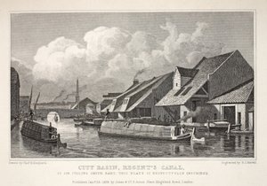 Bassin de la ville, canal de Regent, de 