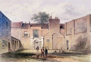 Entrée de la prison de Tothill Fields, 1850 - Thomas Hosmer Shepherd