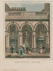 Vue extérieure de Burlington Arcade - Thomas Hosmer Shepherd