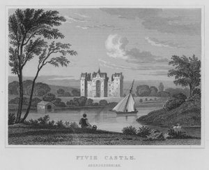 Château de Fyvie, Aberdeenshire (gravure) - Thomas Hosmer Shepherd
