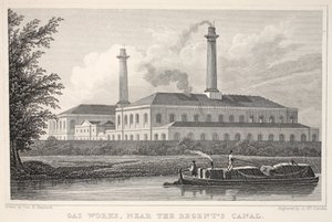 Usines à gaz, près du canal des Régents, de 