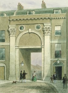 Porte vers la rivière, Essex Street, 1857 - Thomas Hosmer Shepherd