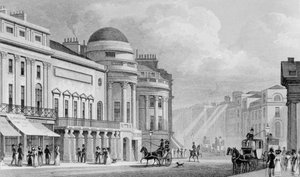 Harmonic Institution, Regent Street, Londres. 1827 - Thomas Hosmer Shepherd