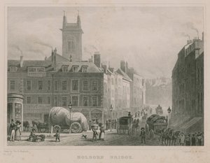 Pont de Holborn, Londres - Thomas Hosmer Shepherd