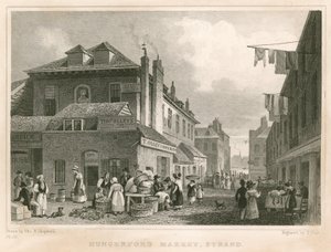 Marché de Hungerford, près des bâtiments de York, The Strand, Londres
