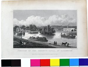 Jonction du canal du Régent, à Paddington - Thomas Hosmer Shepherd