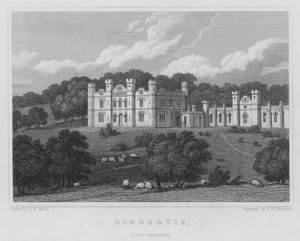 Lindertis, Forfarshire (gravure)
