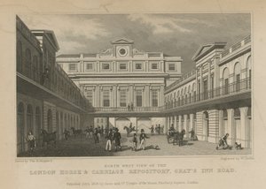 Dépôt de chevaux et de carrosses de Londres - Thomas Hosmer Shepherd