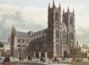 Londres : Abbaye de Westminster, c. 1840