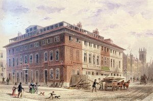 Vieille maison à New Street Square, façade sud-est - Thomas Hosmer Shepherd