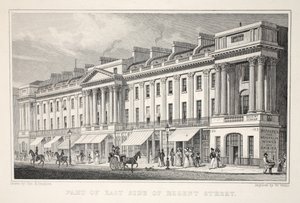 Partie du côté est de Regent Street, de 