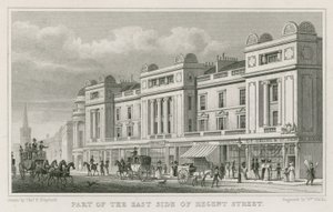 Partie du côté est de Regent Street, Londres