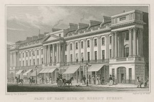 Partie est de Regent Street, Londres - Thomas Hosmer Shepherd