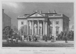 Le Hall des Médecins, George Street, Édimbourg - Thomas Hosmer Shepherd