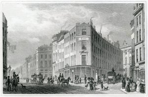 Piccadilly, depuis Coventry Street, 1830