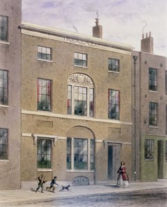 Plumbers Hall dans Great Bush Lane, Cannon Street, 1851 - Thomas Hosmer Shepherd