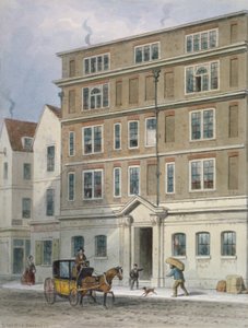 Résidence de Titus Oates, Oat Lane, City of London, 1848 - Thomas Hosmer Shepherd