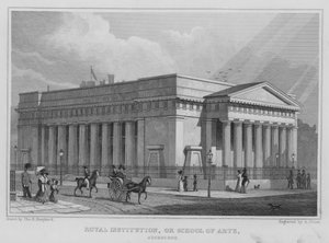 Institution royale, ou école des arts, Édimbourg - Thomas Hosmer Shepherd