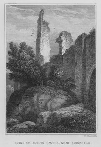 Ruines du château de Roslyn, près d
