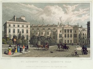 St. Andrews Place, Regents Park, 1828 - Thomas Hosmer Shepherd