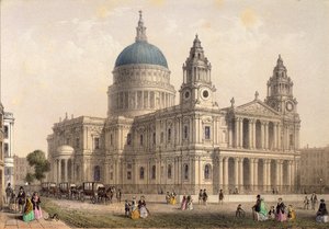 Cathédrale Saint-Paul depuis le nord-ouest