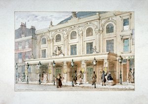 Théâtre de Surrey et Café de Surrey sur Blackfriars Road, Southwark, Londres, vers 1835 - Thomas Hosmer Shepherd