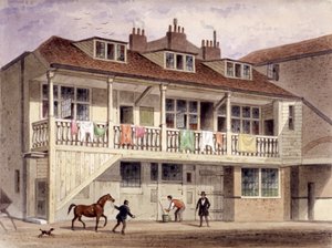 The Black Lion Inn, Whitefriars Street, Londres - Thomas Hosmer Shepherd