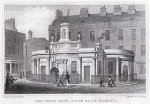 Le Bain de la Croix, depuis Bath Street - Thomas Hosmer Shepherd