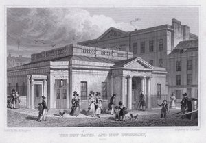 Les bains chauds et la nouvelle infirmerie, Bath - Thomas Hosmer Shepherd