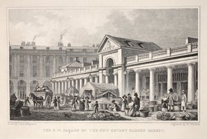 La façade N.O. du nouveau marché de Covent Garden, de 