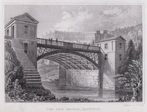 Le nouveau pont, Bathwick - Thomas Hosmer Shepherd