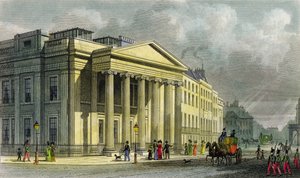 Le Nouveau Collège des Médecins, Pall Mall, Est, gravé par Thomas Barber - Thomas Hosmer Shepherd