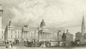 La Nouvelle Galerie Nationale, Trafalgar Square, Londres - Thomas Hosmer Shepherd