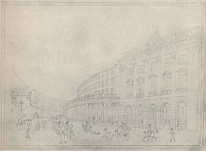Le Quadrant, Regent Street, 1822, 1920 - Thomas Hosmer Shepherd