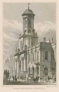 La Bourse Royale, Cornhill, Londres - Thomas Hosmer Shepherd