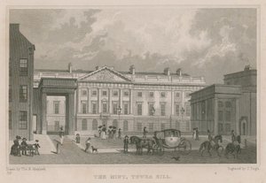 La Monnaie royale, Tower Hill, Londres - Thomas Hosmer Shepherd