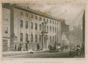 La South Sea House, Threadneedle Street, Londres - Thomas Hosmer Shepherd