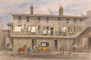 The Vine Inn, Vine Yard, Aldersgate dans la ville de Londres - Thomas Hosmer Shepherd