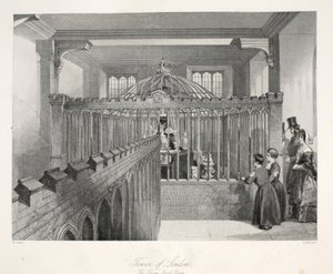 Tour de Londres, la salle des joyaux de la couronne, de 