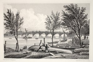 Pont de Vauxhall depuis Millbank, de 