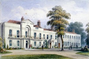 Vue de Brompton Lodge, Kensington, Londres - Thomas Hosmer Shepherd