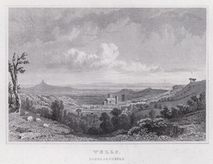 Wells, Somersetshire - Thomas Hosmer Shepherd