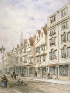 Wych Street, Westminster, Londres, vers 1850 - Thomas Hosmer Shepherd
