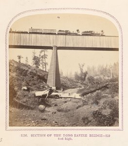 Section du pont de Long Ravine